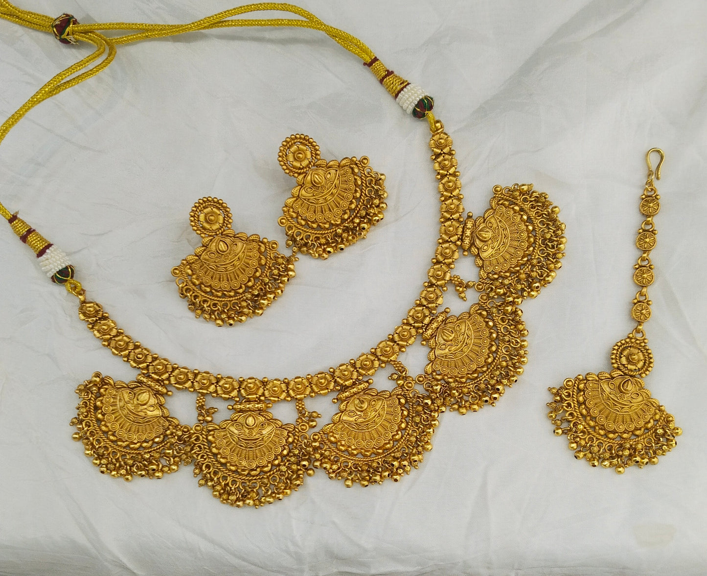 Gold Polki Necklace Jewellery Lucy Sets