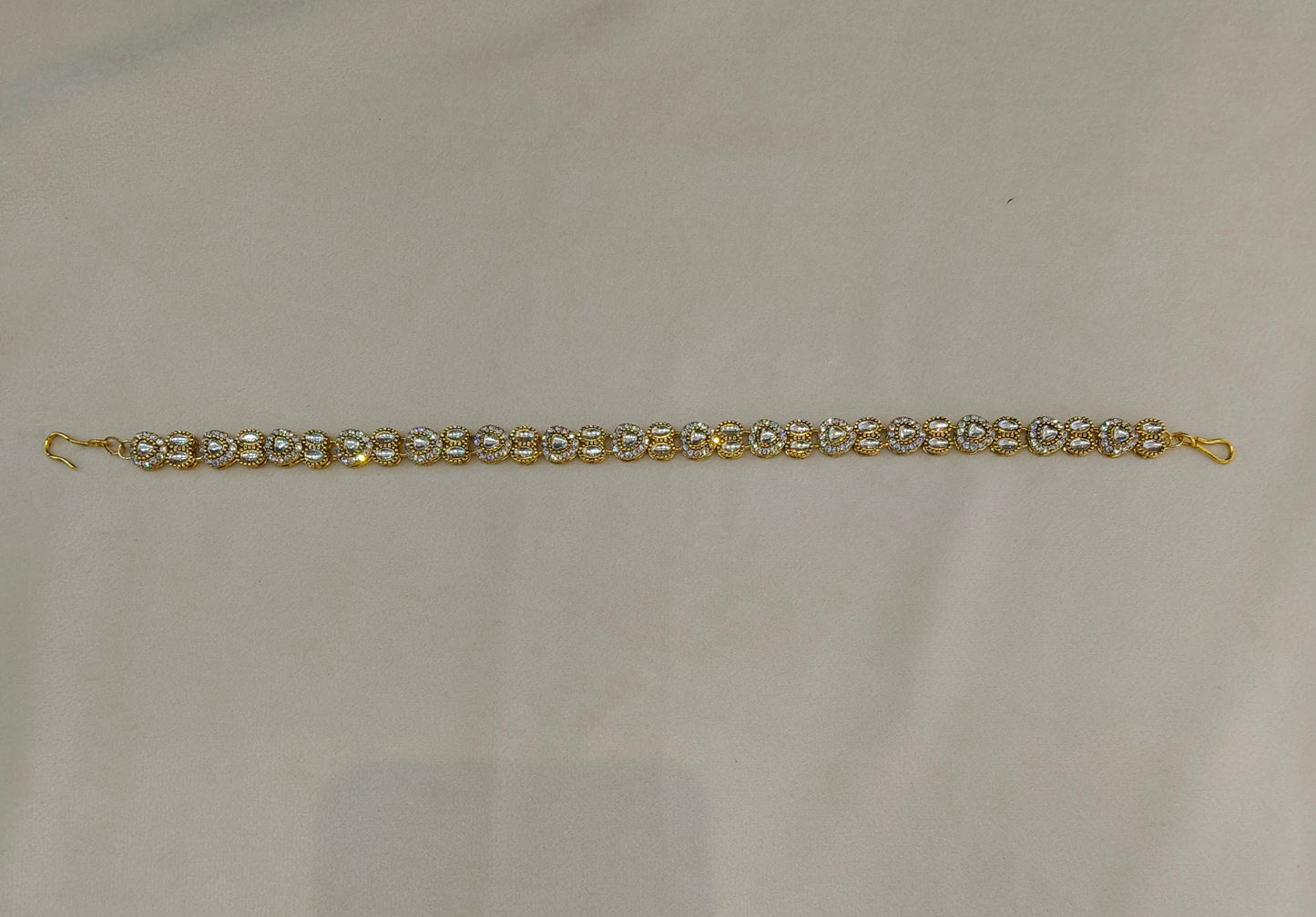 Antique Kundan Sheesh Phool Headpiece Akari Matha Patti