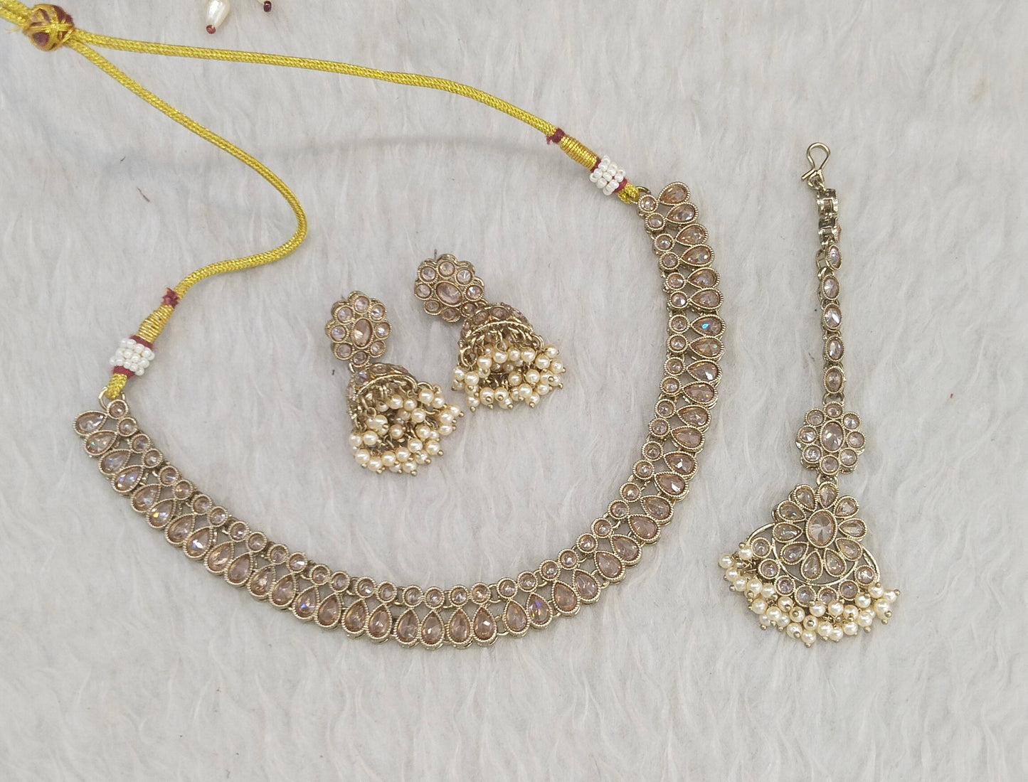 Antique Gold Necklace Jasnir sets