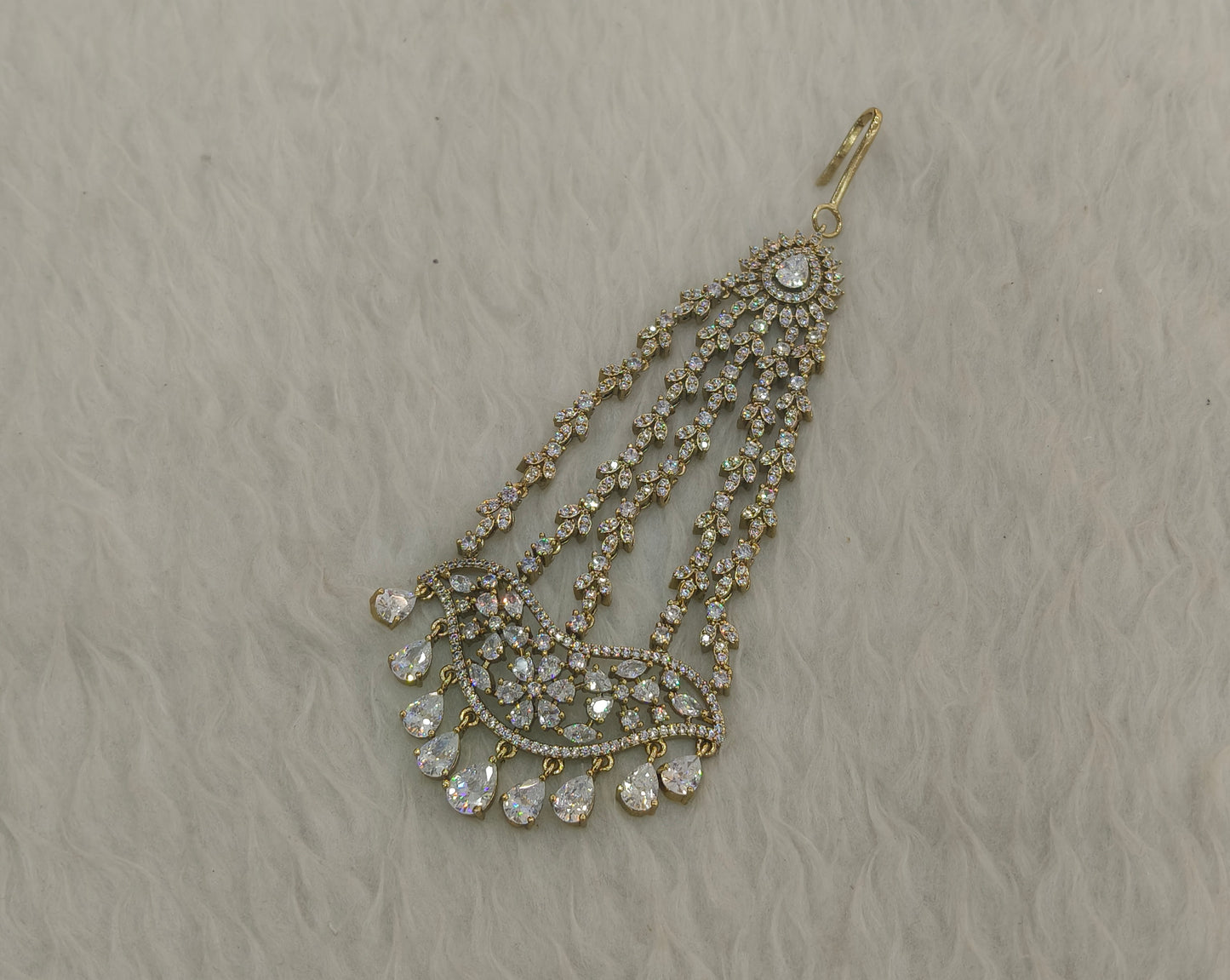 Antique American Diamond Passa Ad Headpiece Hanu Jewelers