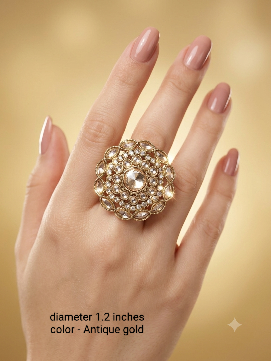 Antique Gold Finger Rings