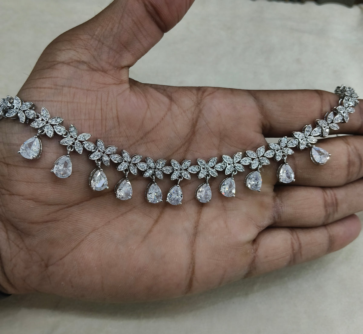American Diamond Ad Necklace Alexa Sets