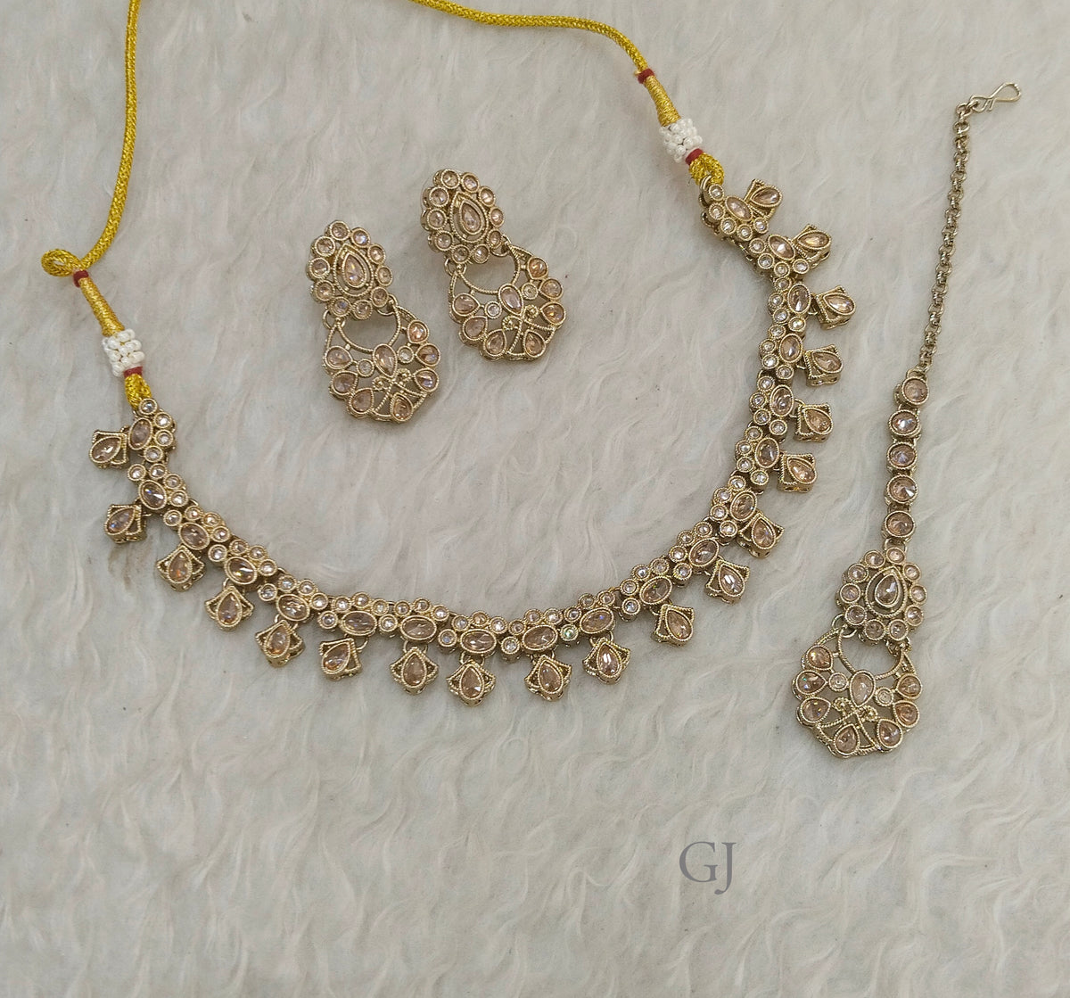 Antique Gold Necklace Chinu sets
