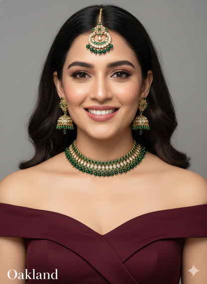 Majenta necklace Jewellery Inaaya Set