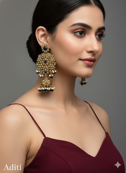 Silver Pista Necklace Jewellery Aditi Set