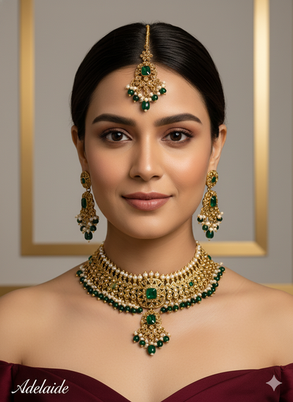 Purple Choker Jewellery Adelaide Set