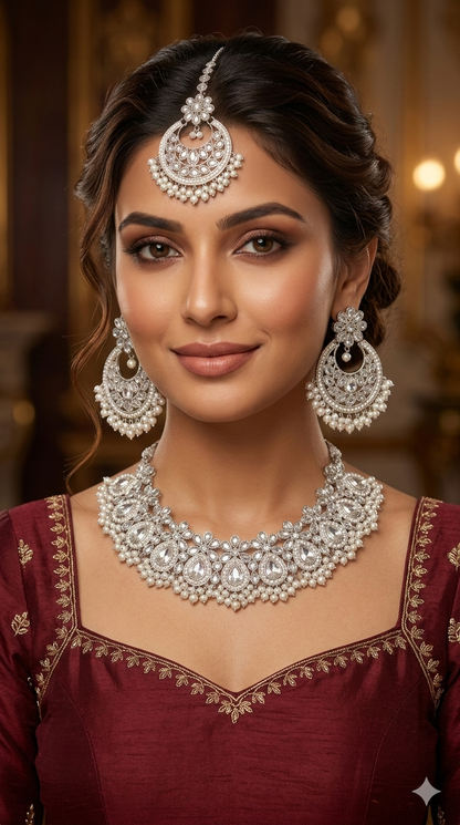 Silver Necklace Via sets