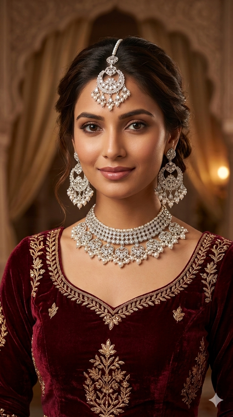 Silver Necklace Via sets