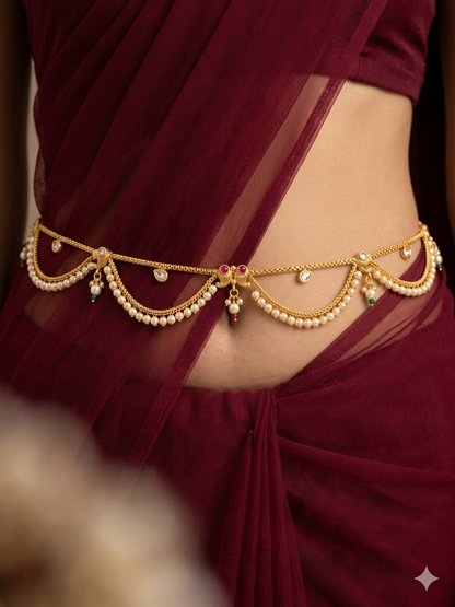 Gold Belly chain kamarbelt saree chain