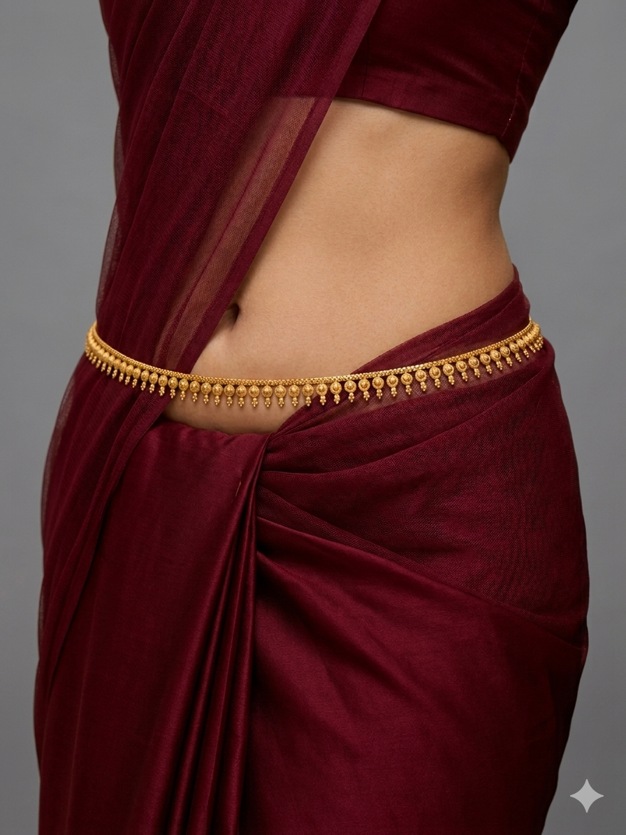 Gold Belly Chain kamarbelt Alison Saree Chain