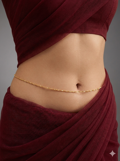Gold Belly Chain kamarbelt Alison Saree Chain