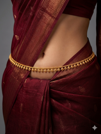 Gold Belly Chain kamarbelt Alison Saree Chain