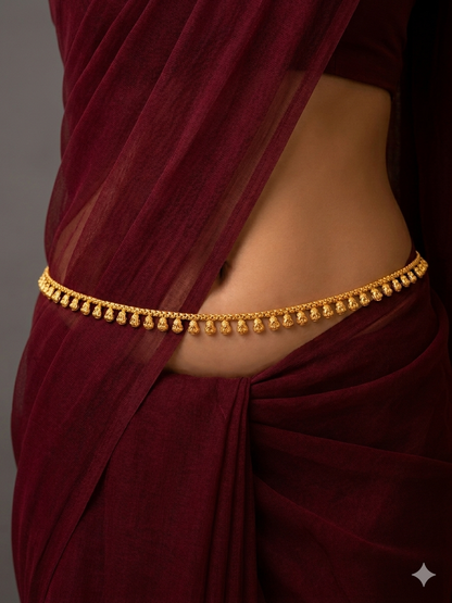 Gold Belly Chain kamarbelt Alison Saree Chain