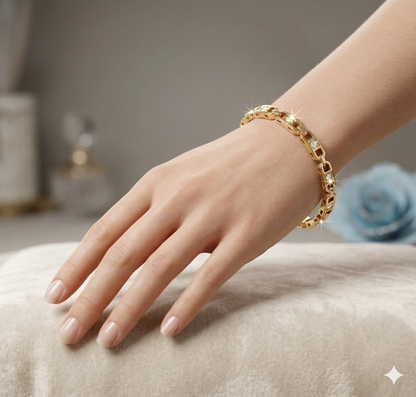 Tisha Anti-Tarnish Stainless Steel Bracelet(Openable)