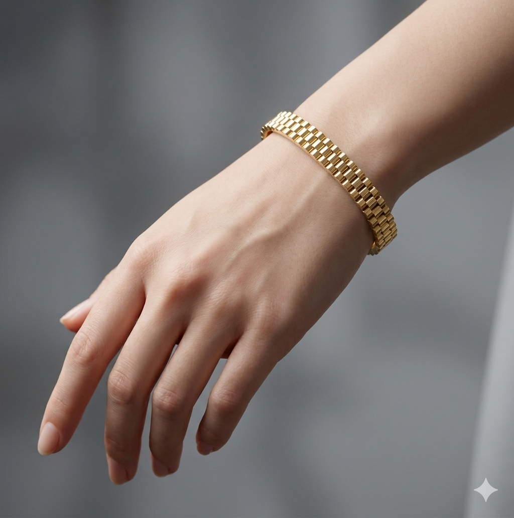 Disha Anti-Tarnish Stainless Steel Bracelet(Openable)