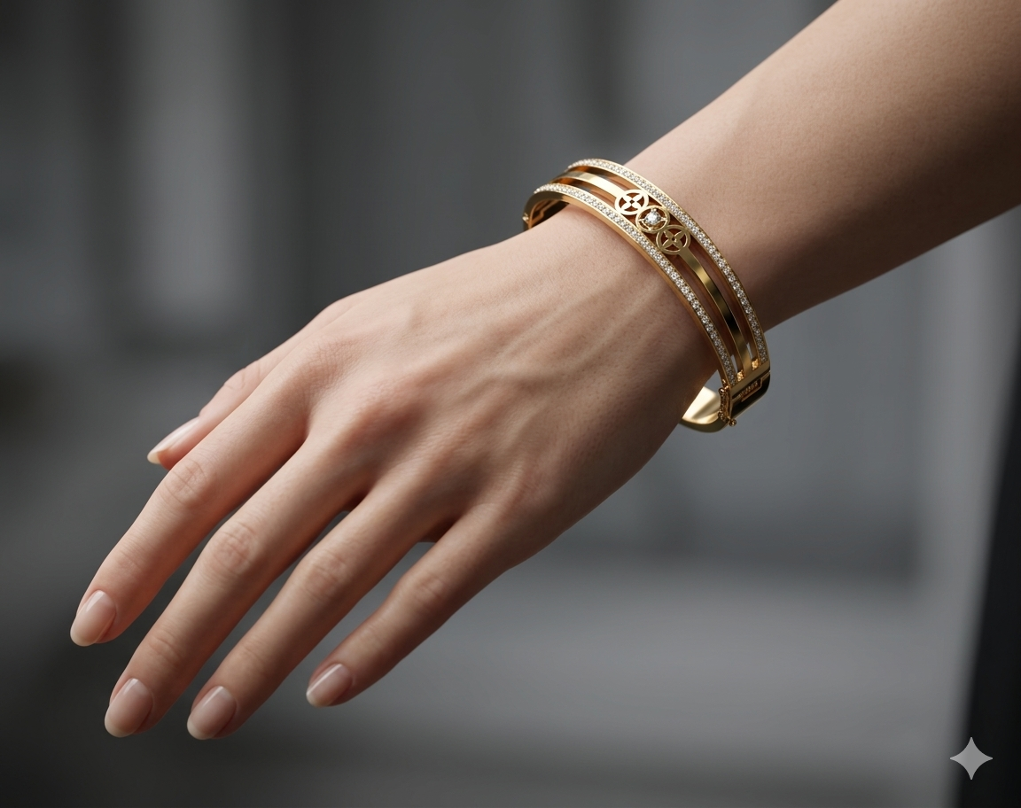 Priti Anti-Tarnish Stainless Steel Bracelet(Openable)