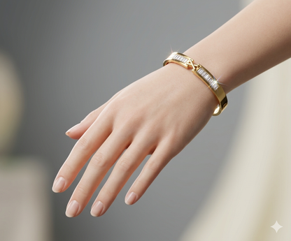 Sohni Anti-Tarnish Stainless Steel Bracelet(Openable)