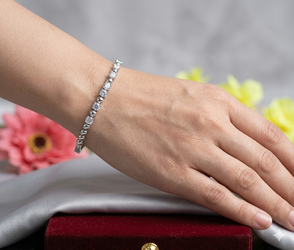 Sita Silver Anti-Tarnish Stainless Steel Bracelet(Openable)
