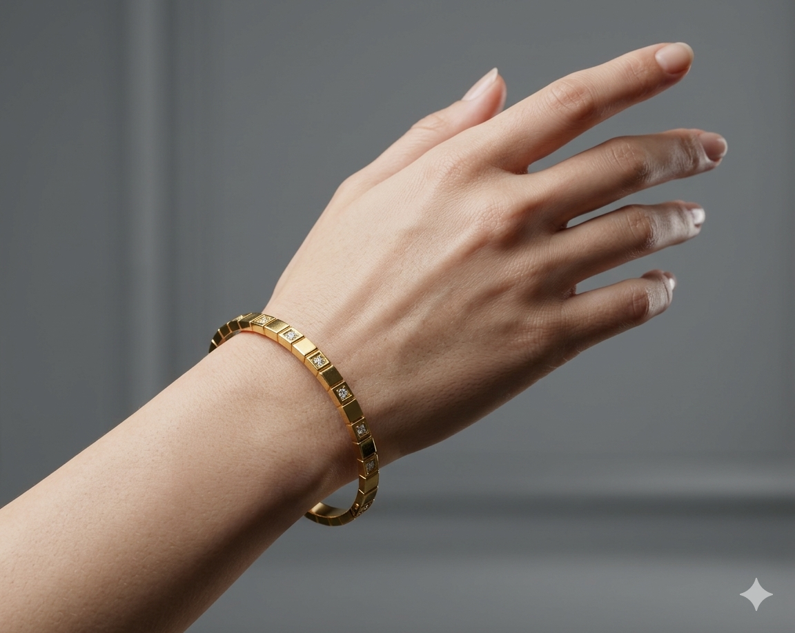 Sudha Anti-Tarnish Stainless Steel Bracelet(Openable)