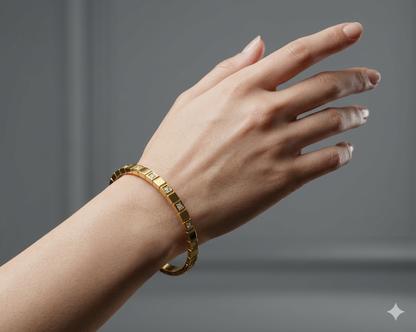 Sudha Anti-Tarnish Stainless Steel Bracelet(Openable)