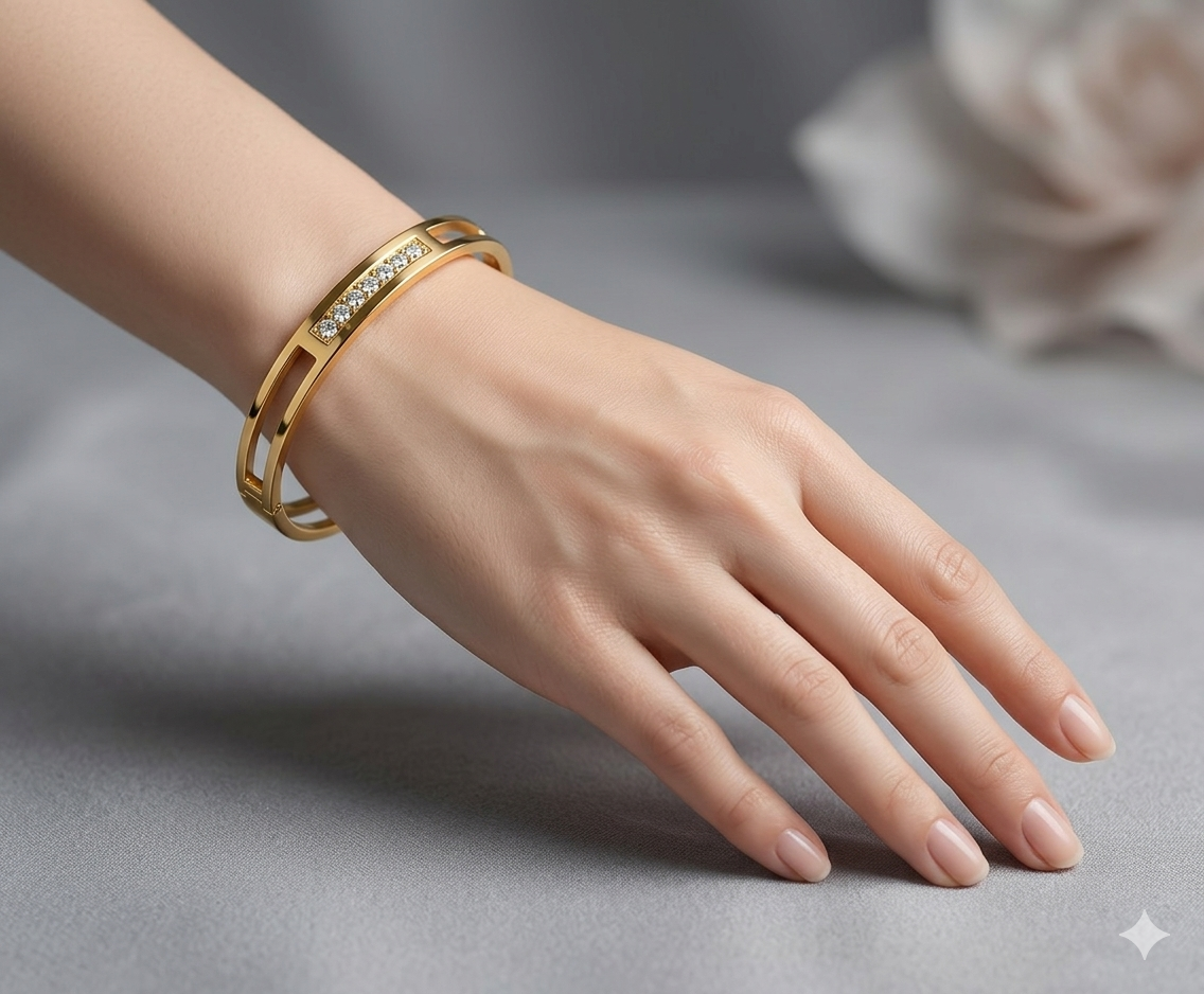 Tanu Anti-Tarnish Stainless Steel Bracelet(Openable)