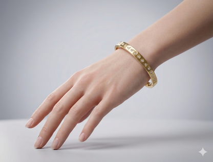 Sania Anti-Tarnish Stainless Steel Bracelet(Openable)