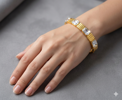 Sanji Anti-Tarnish Stainless Steel Bracelet(Openable)