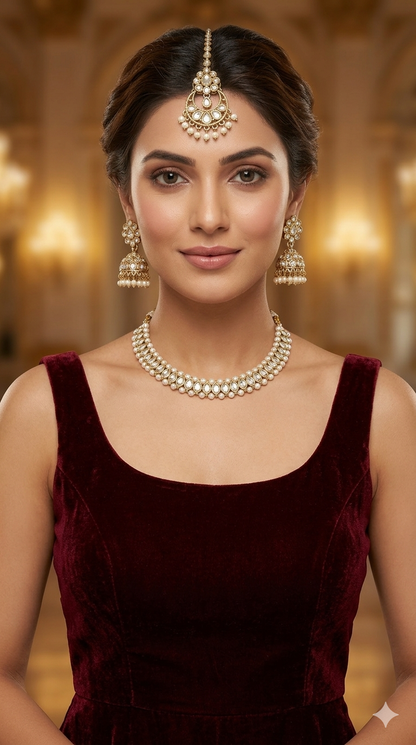 Antique White Necklace Jewellery Sadie Set