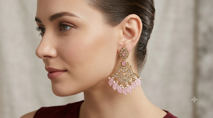 Antique Kundan Bollywood  Sonam Earrings