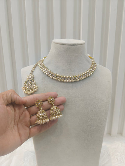 Antique Gold Necklace Jewellery Jagjeet Bollywood sets