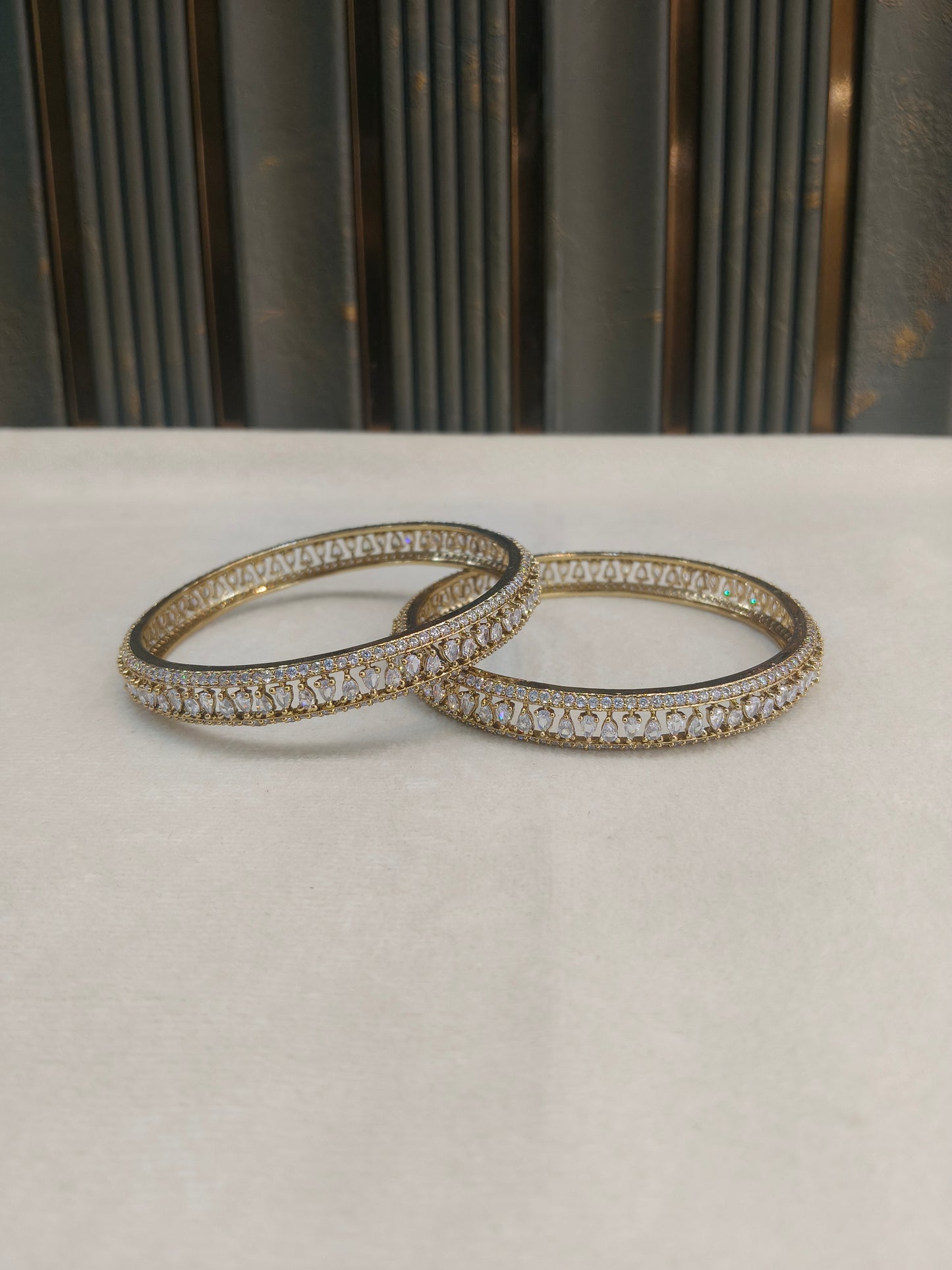 Bangles jewelry /Traditional bollywood jewelry Antique CZ Stone Belle bangles
