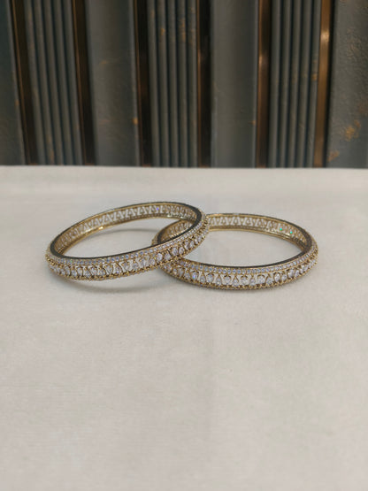 Bangles jewelry /Traditional bollywood jewelry Antique CZ Stone Belle bangles