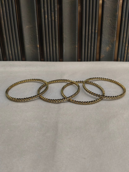 Bangles jewelry /Traditional bollywood jewelry Antique CZ Stone Esmee bangles