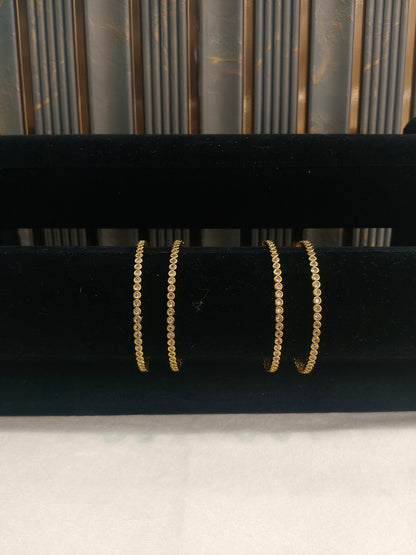 Bangles jewelry /Traditional bollywood jewelry Antique CZ Stone Esmee bangles