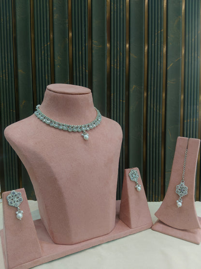 Silver Necklace Anju sets
