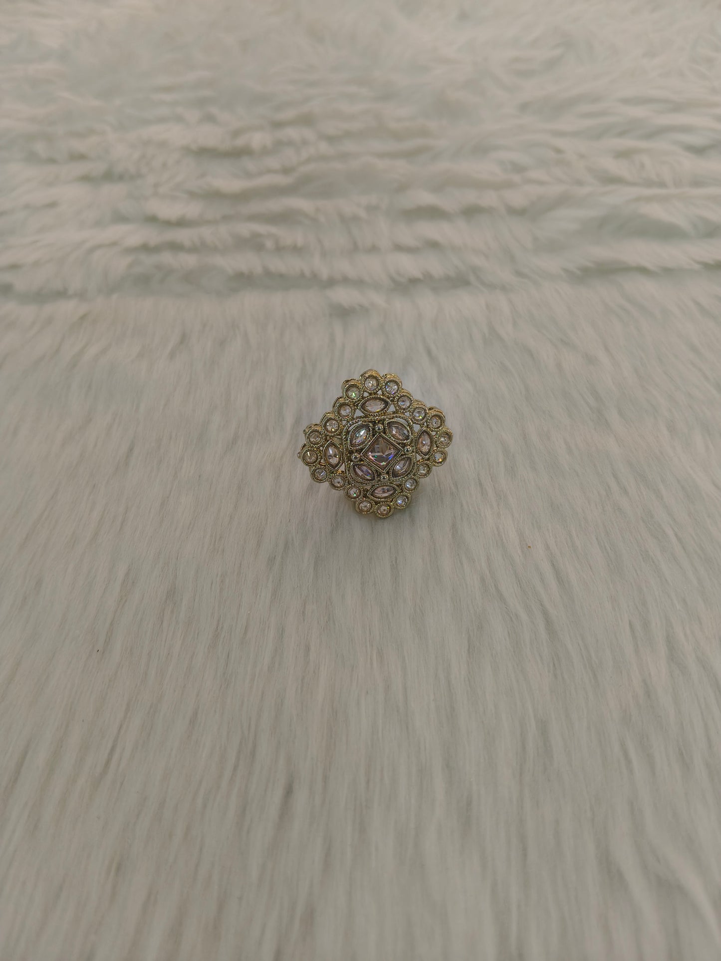 Gold Cocktail Roopa Finger Rings