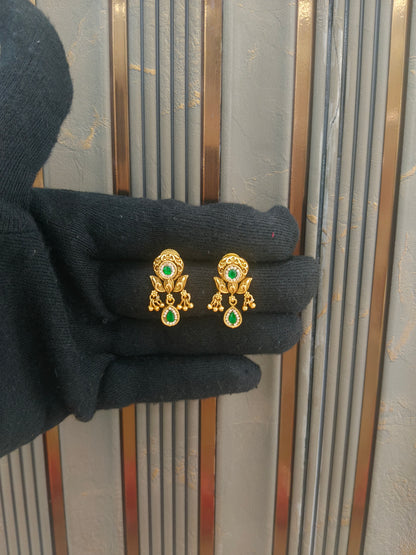 Gold Polki Yaad Earrings