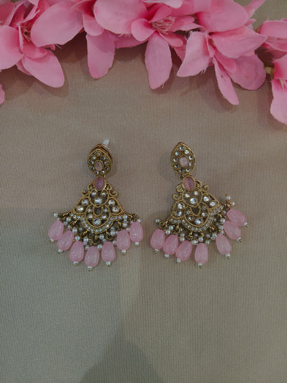 Antique Kundan Bollywood  Sonam Earrings