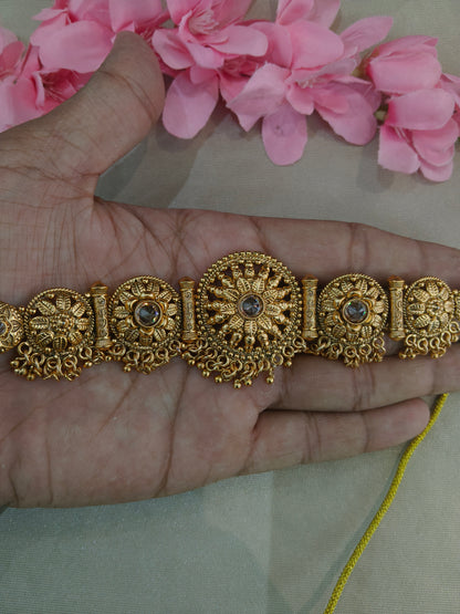 Gold Polki Necklace Jewellery Sonia Set