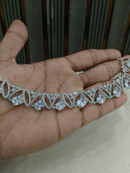 American Diamond Ad Necklace Alexa Sets