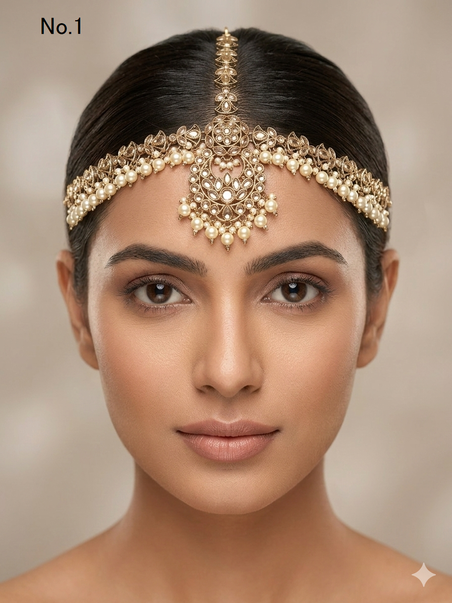 Antique Sheesh Phool Headpiece Matha Patti