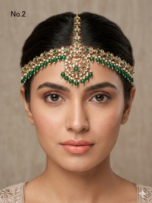 Antique Sheesh Phool Headpiece Matha Patti