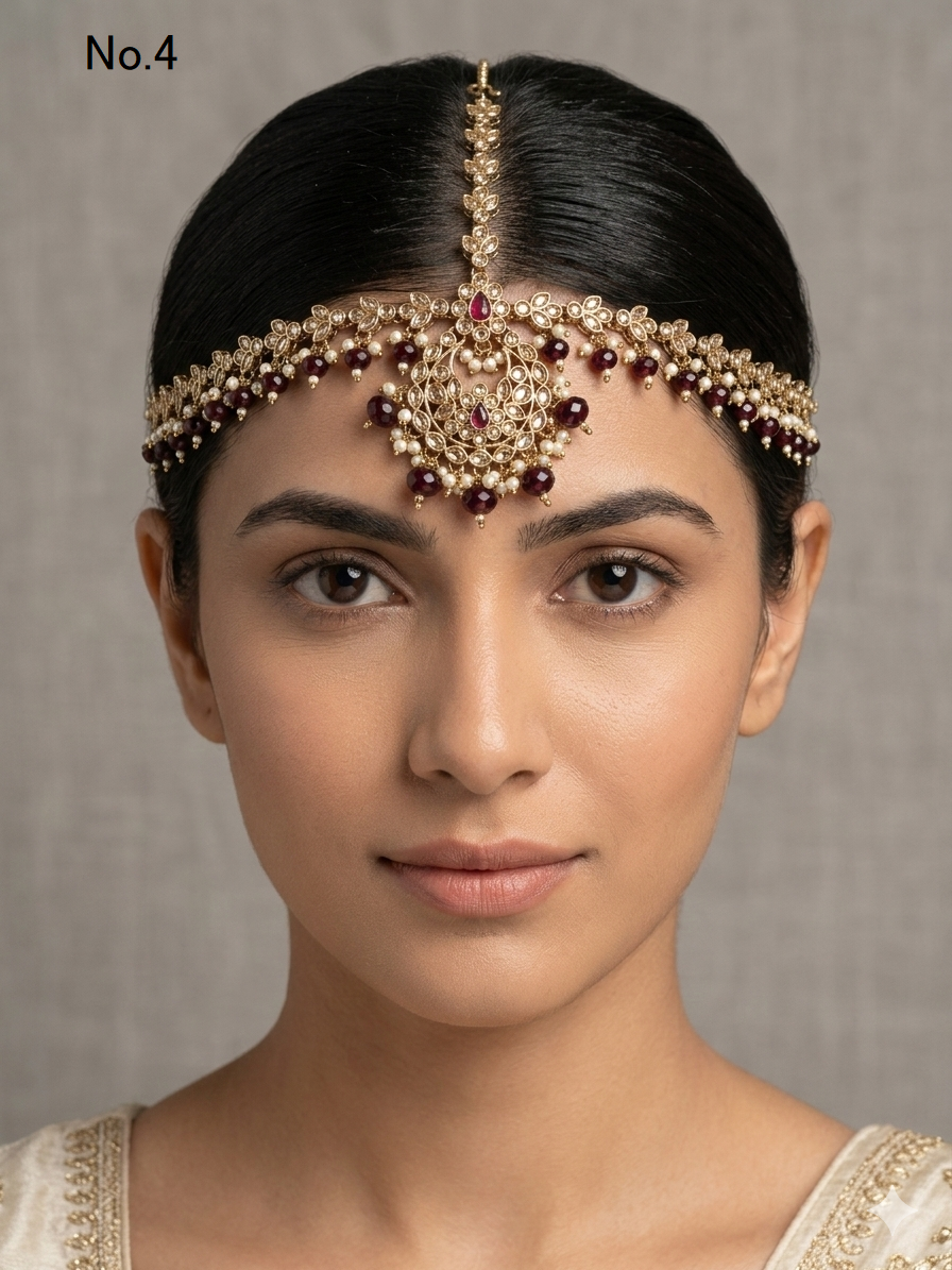 Antique Sheesh Phool Headpiece Matha Patti