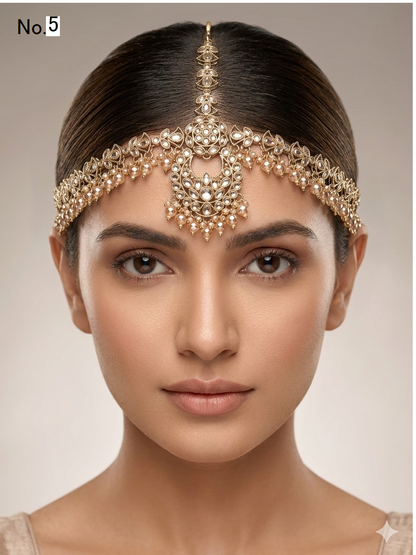 Antique Sheesh Phool Headpiece Matha Patti