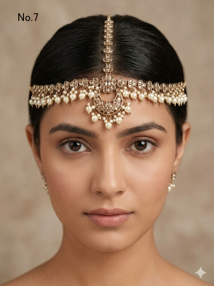 Antique Sheesh Phool Headpiece Matha Patti