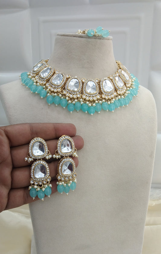 Devine Multicolor Kundan Indian Jewellery Set