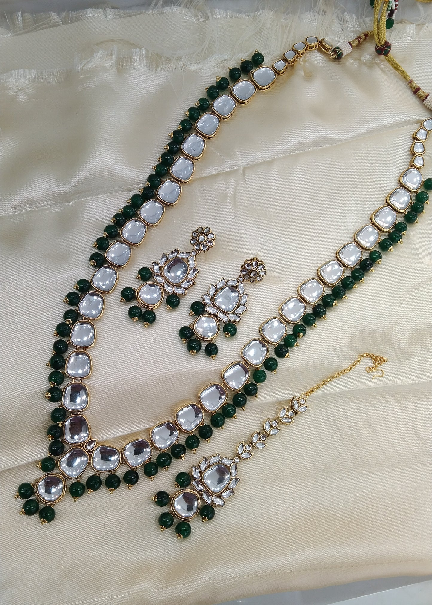 Green Rani Haar Kundan Jewelry Set
