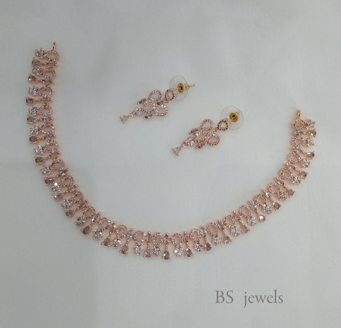 Rose gold Ad Laredo Necklace Set