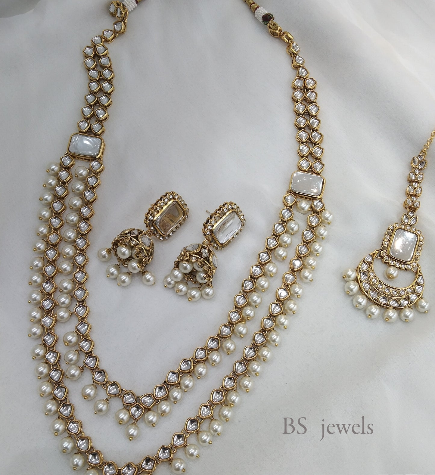 Kundan Rani Haar Indian Jewelry Set