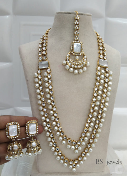 Kundan Rani Haar Indian Jewelry Set